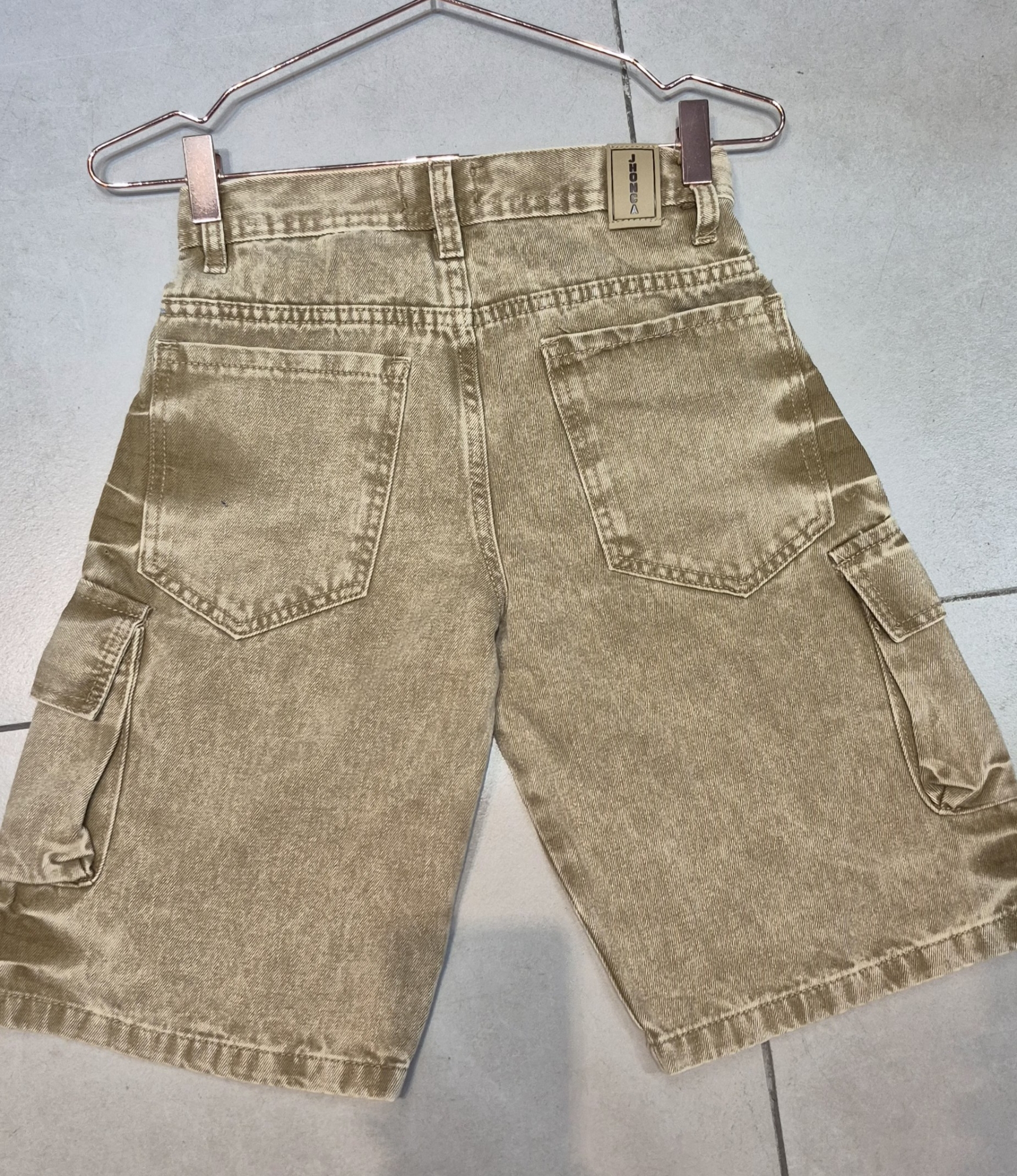 Bermuda Baggi Cargo Camel Unisex - Imagen 2