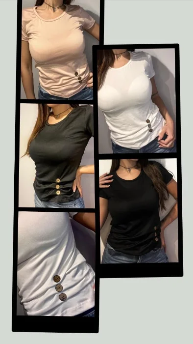 Remera con Botones