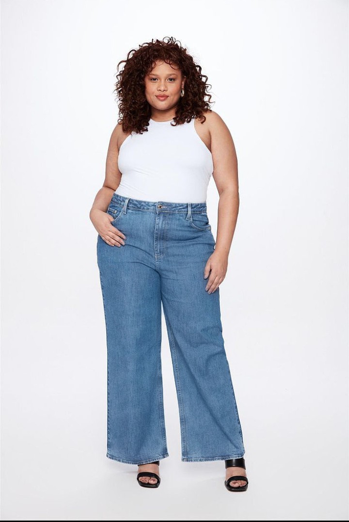 Jeans Wide Leg Especiales Dama Pantalón Ancho Denim Mujer Moda Mayoristas Hotsale - Imagen 5