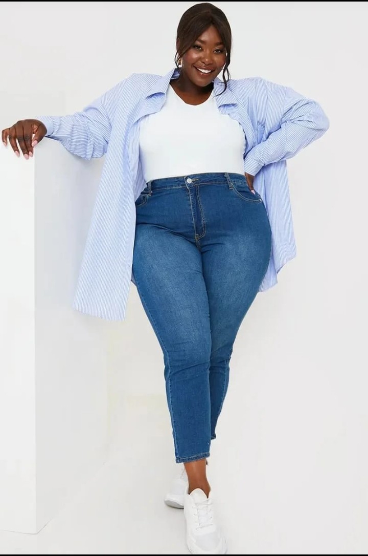 Skinny Jeans Especial Dama Pantalón Chupin Ajustado Clásico Denim Mujer Grandes - Imagen 2