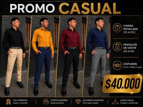 Combo Casual Hombre