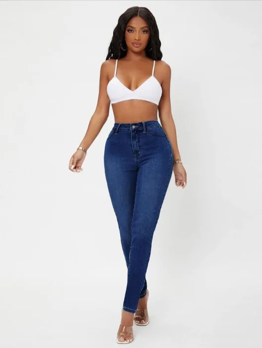 Skinny Jeans Dama Pantalón Chupin Ajustado Clásico Denim Mujer Hotsale Mayoristas