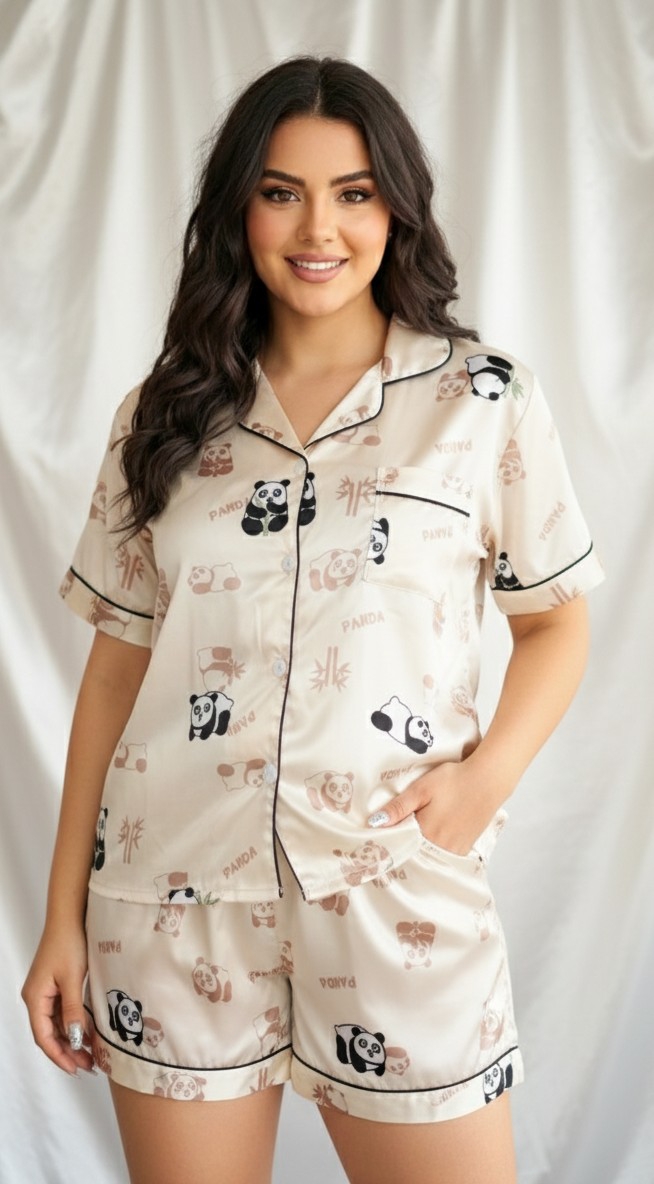 Pijama Camisero Tres Piezas - Imagen 1