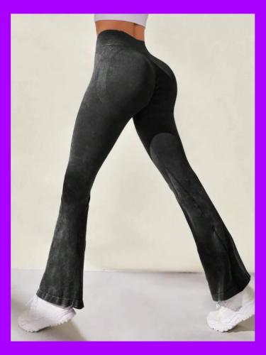 Calza Oxford Prelavada Negra Push Up