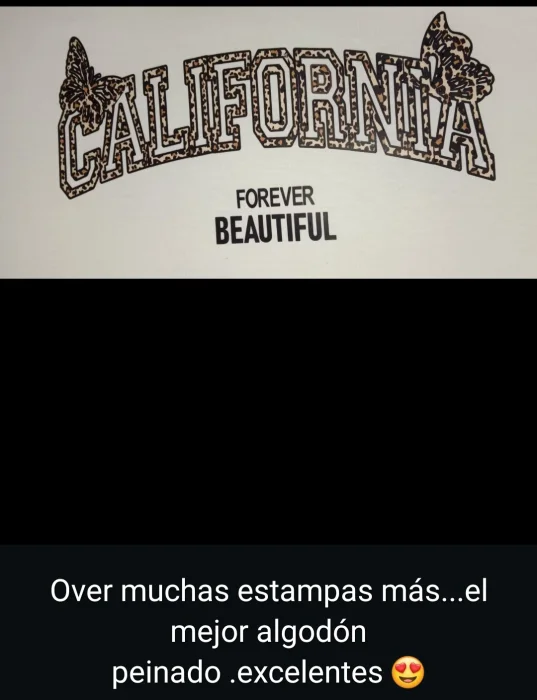 Remeras Algodón Peinado Over Pupera  Talle Unico