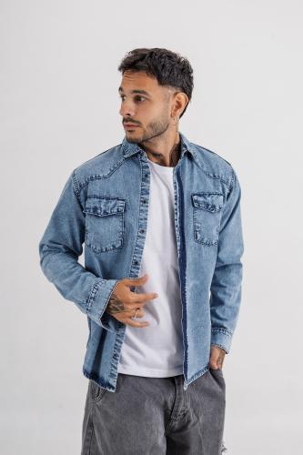 Camisa de Jeans de Hombre
