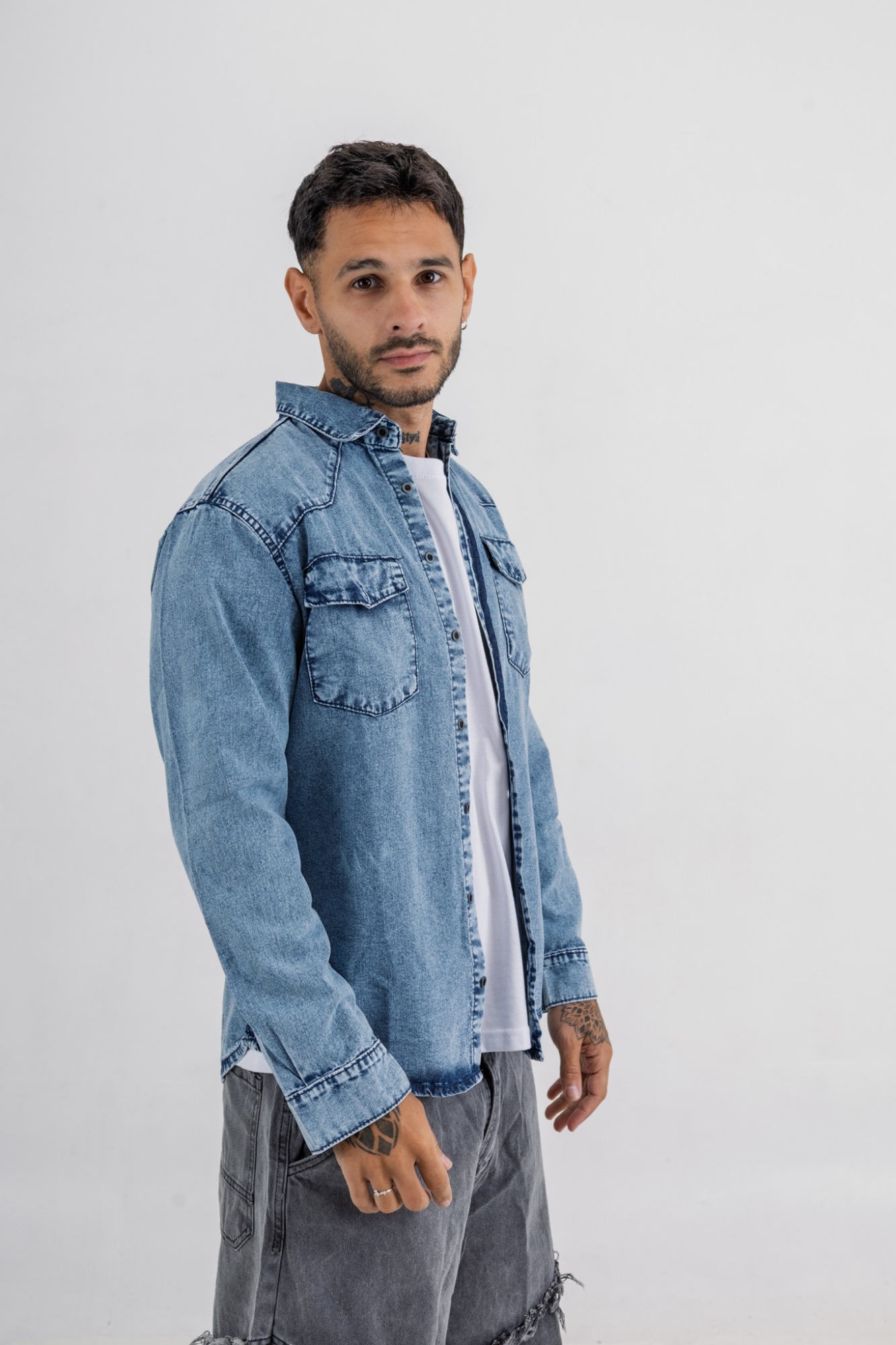 Camisa de Jeans de Hombre - Imagen 2
