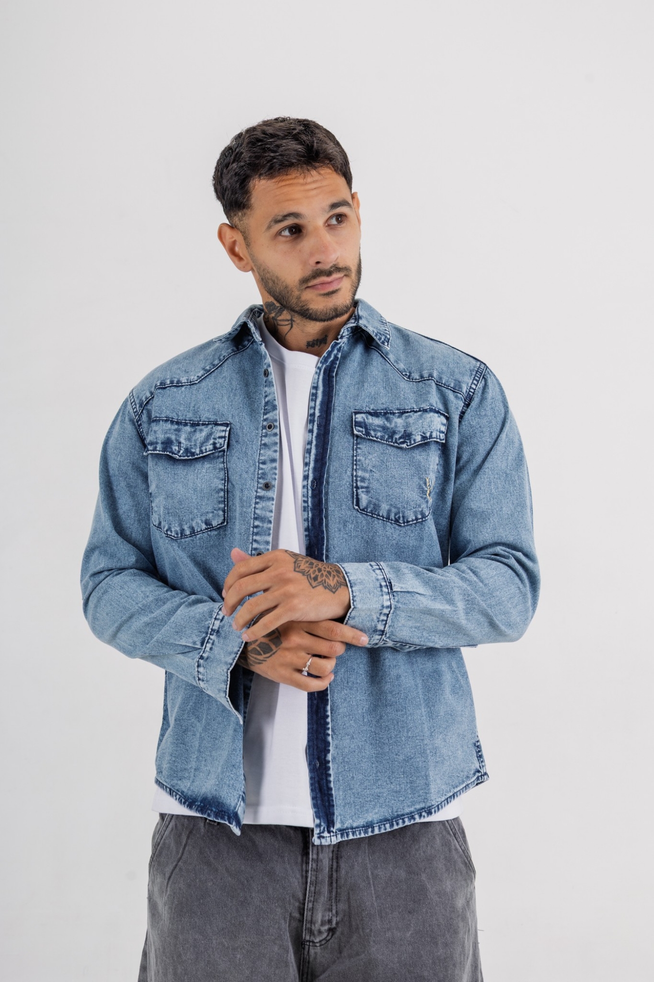 Camisa de Jeans de Hombre - Imagen 4