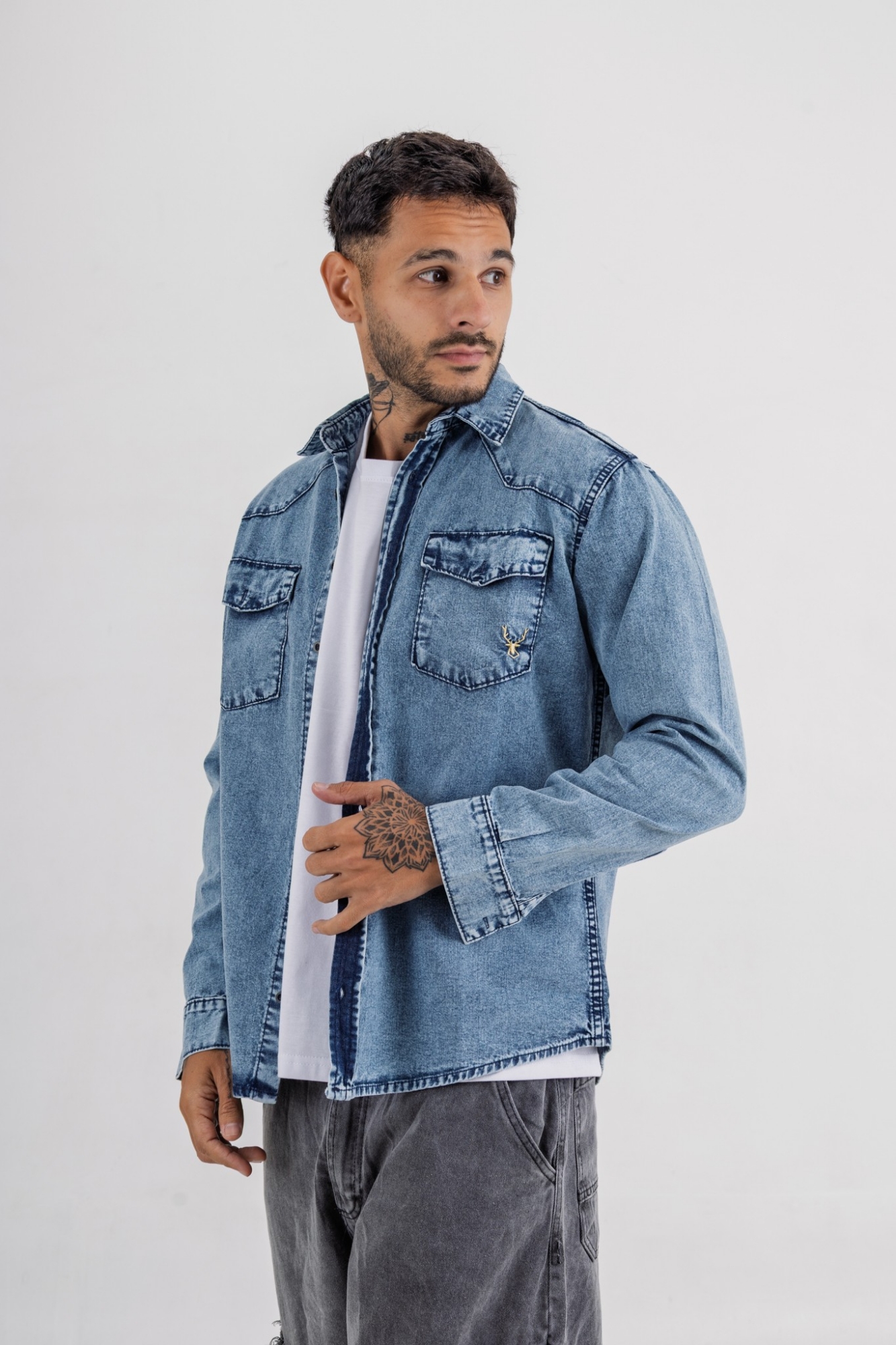 Camisa de Jeans de Hombre - Imagen 5