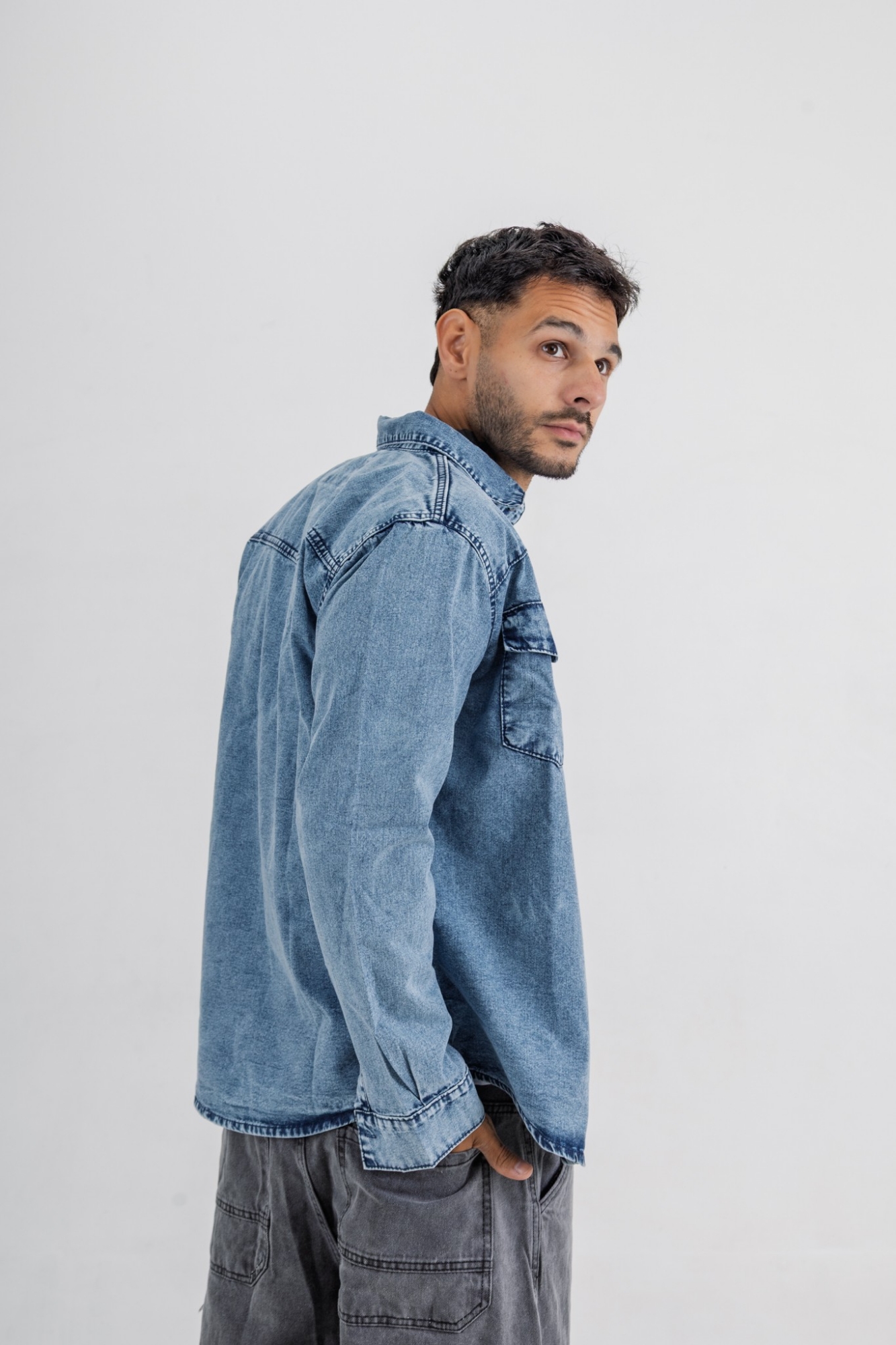 Camisa de Jeans de Hombre - Imagen 6