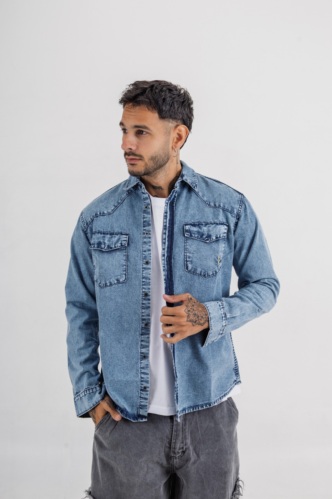 Camisa de Jeans de Hombre - Imagen 9