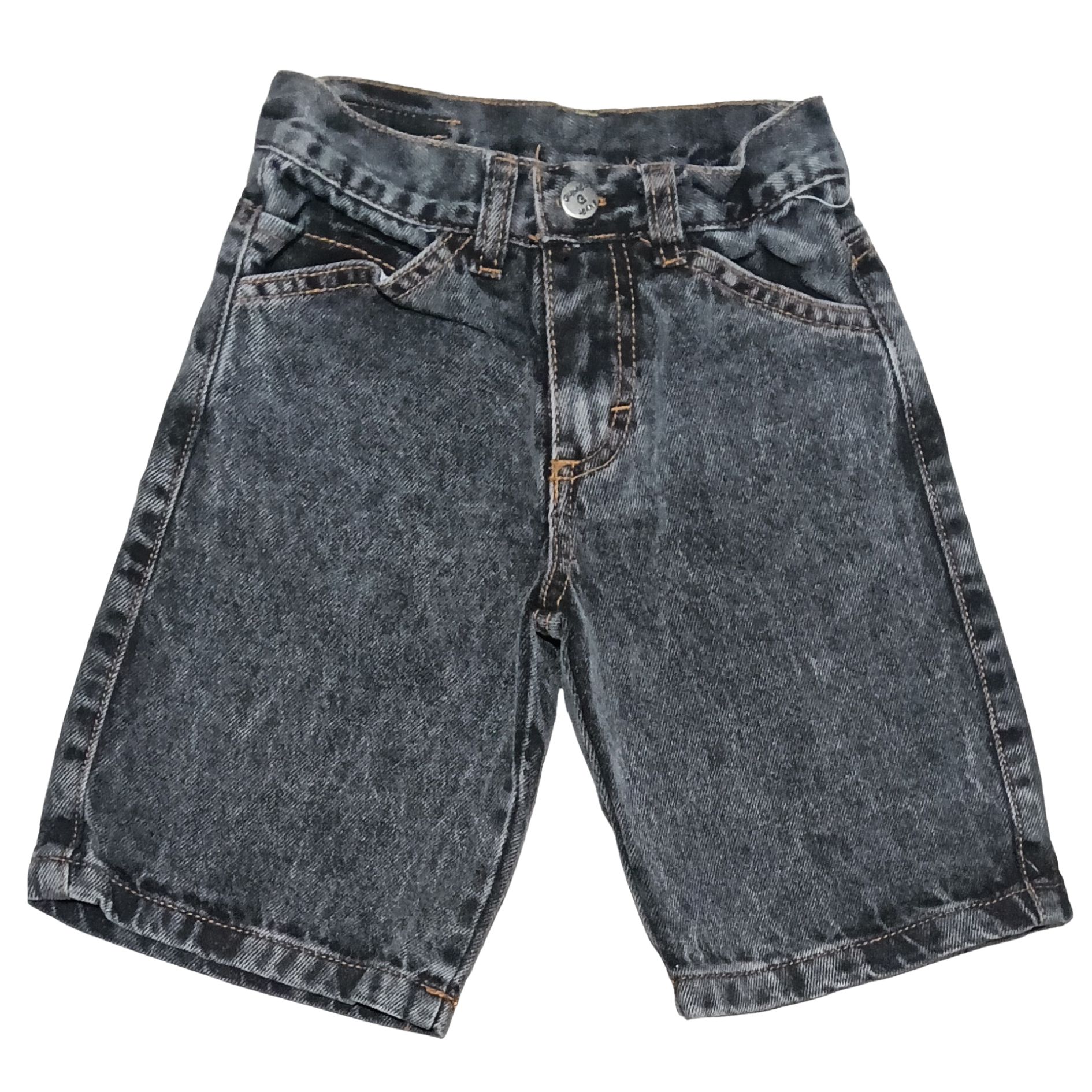 4084 Bermuda Baggy Niños y Teens Jean Negro Nevado - 4084%20d.jpg