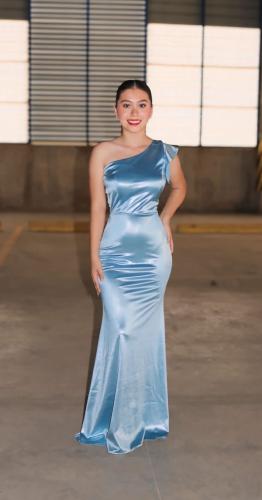 Vestidos Largos Saten - Miniatura 3