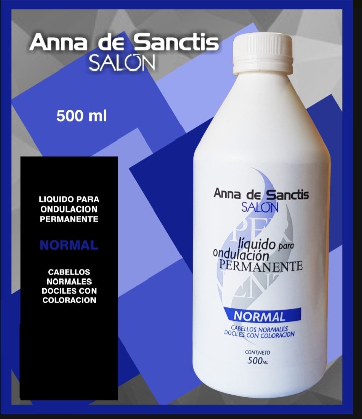 Anna de Sanctis Liquido para Ondulación Permanente de Cabello Normal X 500 Ml - Imagen 3