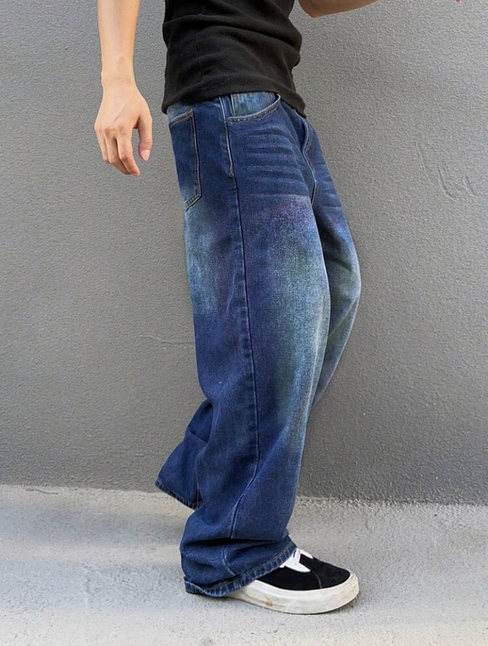 Jeans Baggy Y2k Hombre Pantalones Anchos Moda 2000's Pinterest Mayoristas Hotsale - Imagen 4