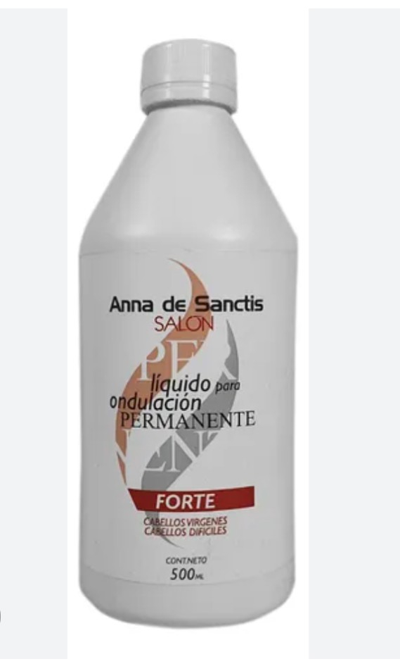 Líquido Forte para Ondulación Permanente de Cabello X 500ml A. de Sanctis - Imagen 1