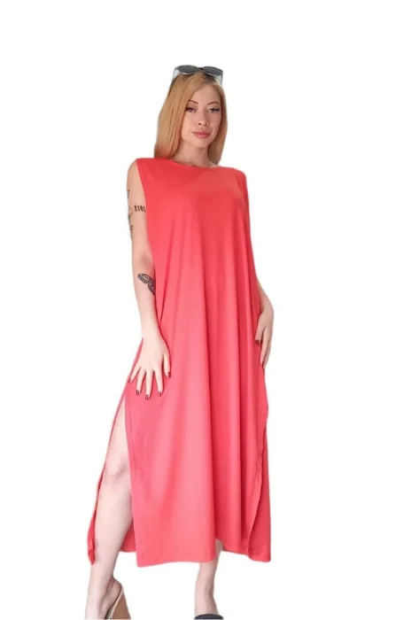 Vestido de Morley Viscosa Elastizado Baston Fino