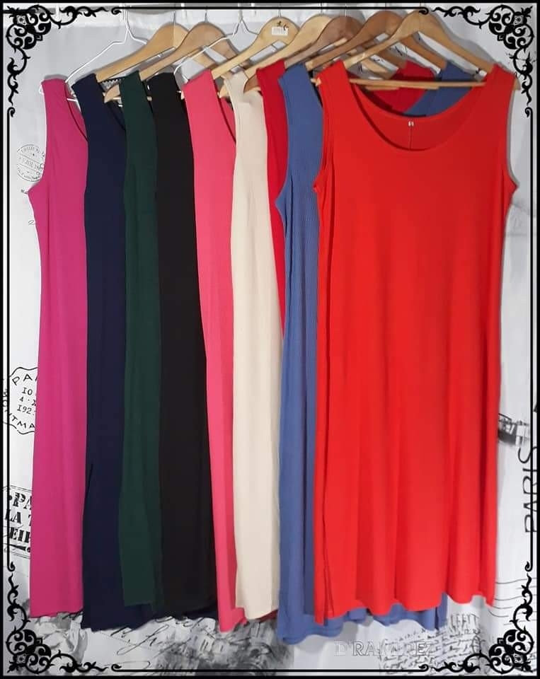 Vestido de Morley Viscosa Elastizado Baston Fino - Imagen 3