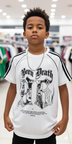 Remeras de Niños Deportivo con Tres Tiras W18