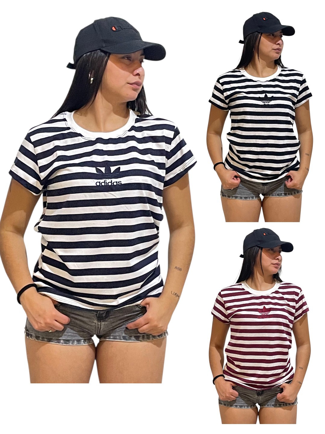 Remera Rayada con Bordado - Imagen 2