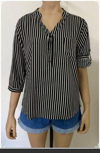 Camisa Mao  Poplin Rayón