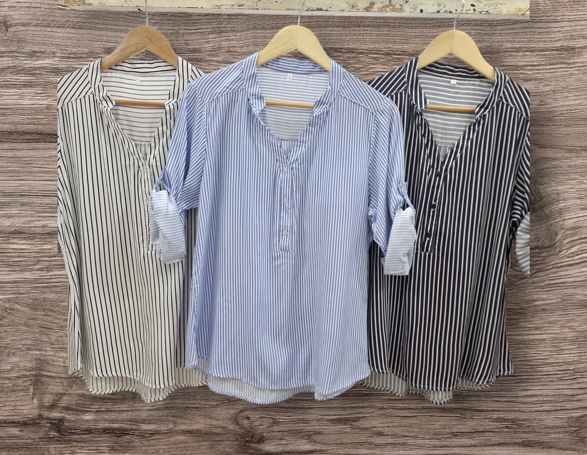 Camisa Mao  Poplin Rayón - Imagen 2