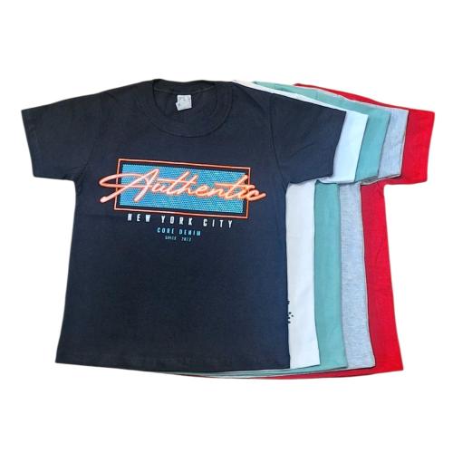 Remera Jersey Algodón Estampada Niño