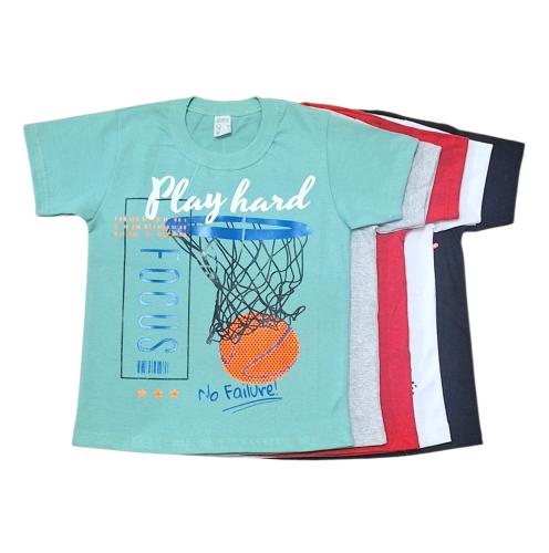 Remera Jersey Algodón Estampada Niño