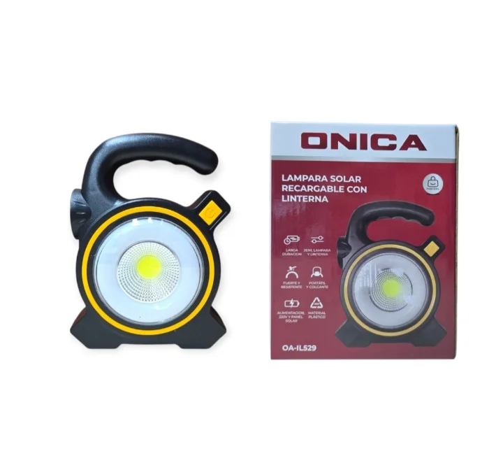 Lampara Linterna Solar 2 en 1 Recargable  (oa-il529)