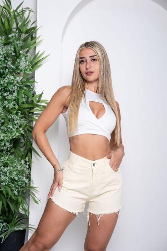 Amira Short Jeans Rigido
