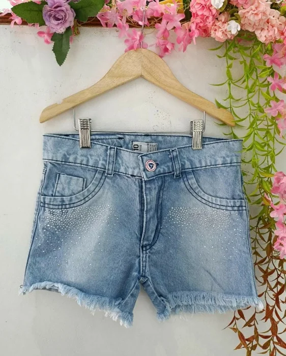 Short Rigido + Strass Nena