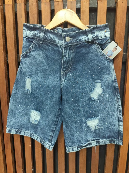 Bermuda Baggy de Niño con Brillo