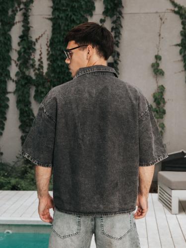 Camisa de Jeans Boxy - Miniatura 2