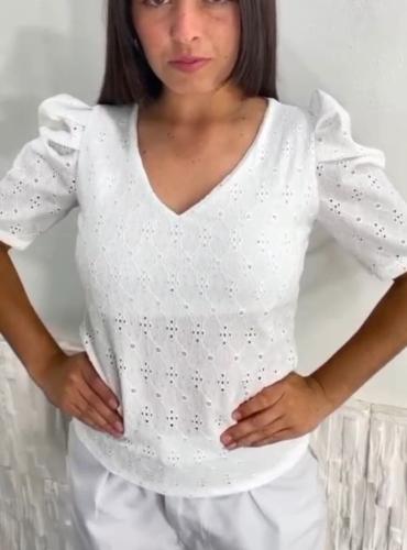 Remera Camil Broderie