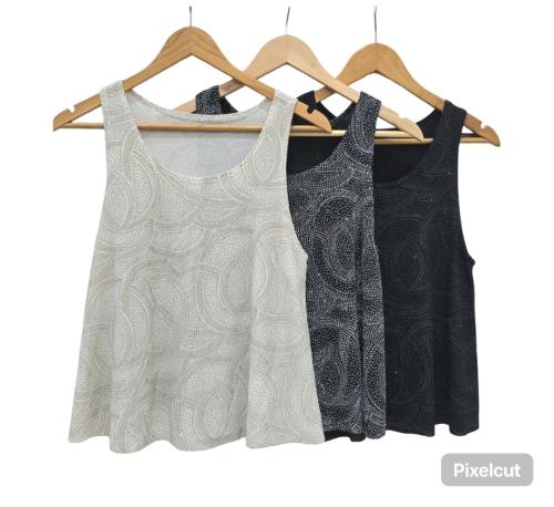 Musculosa Lurex Circulo