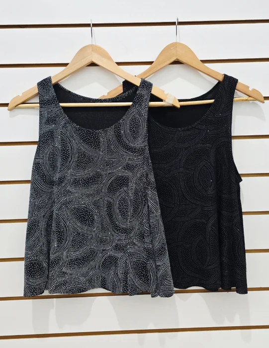 Musculosa Lurex Circulo