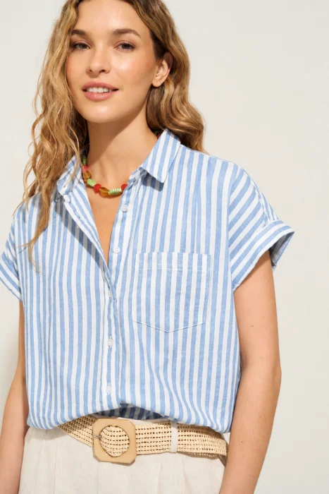 Camisa Delfi Rayada