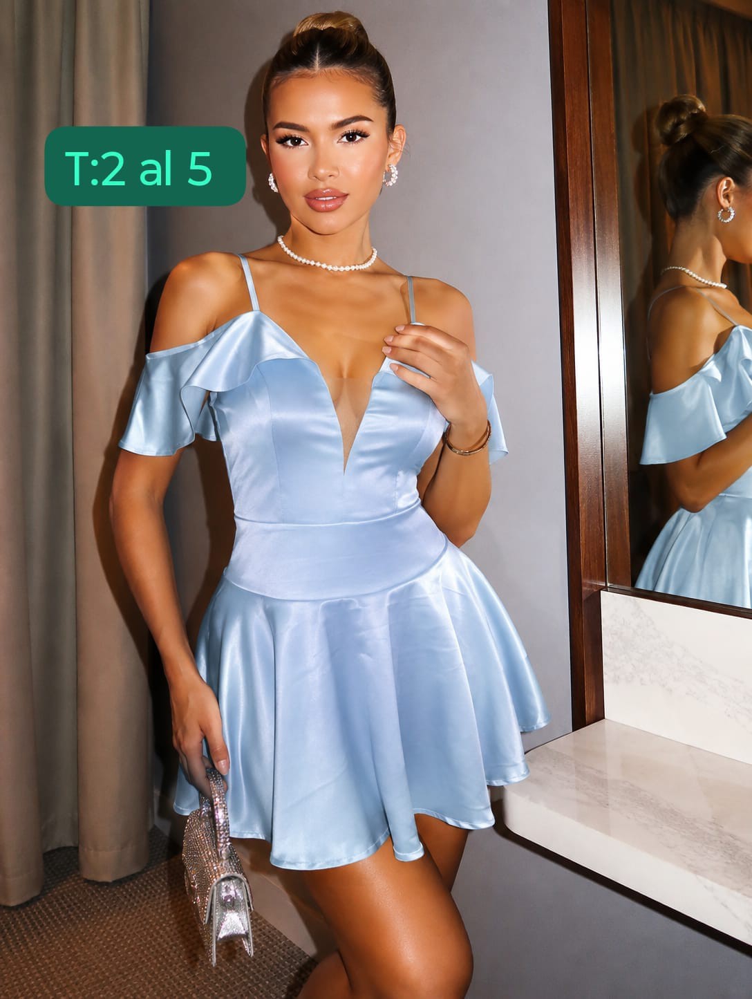 Disponibles Enterito Corto Shorts Pollera - Imagen 4