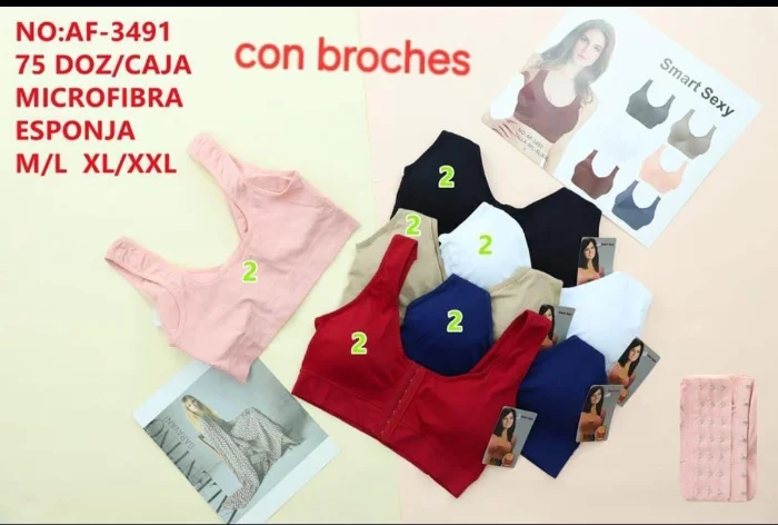 Top Deportivo con Broche