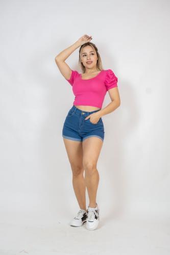 Short Azul Intermedio Clasico