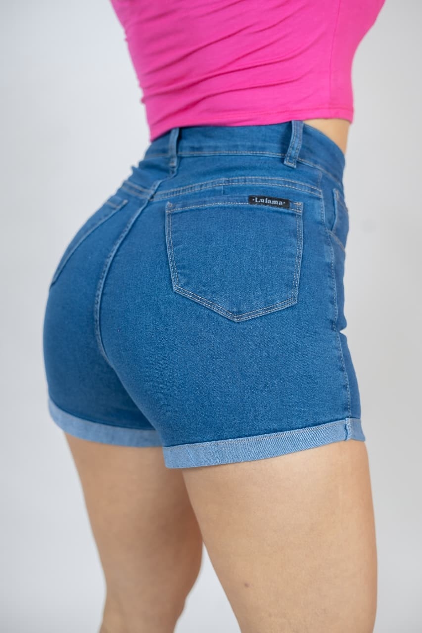Short Azul Intermedio Clasico - Imagen 4