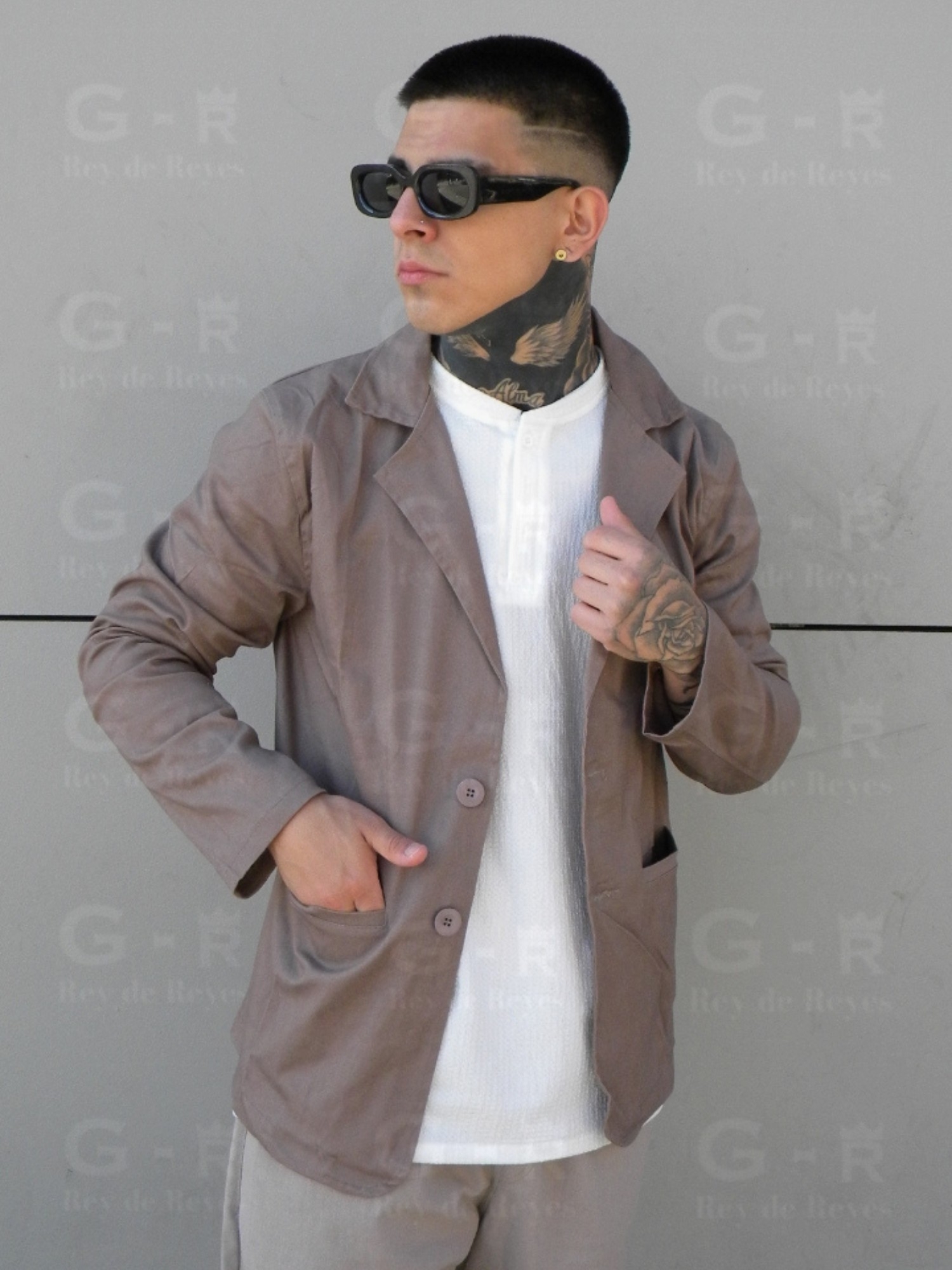 Blezer de Gabardina de Adultos - Imagen 3