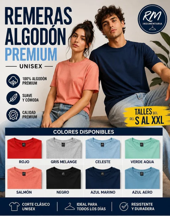 Remeras de Algodón