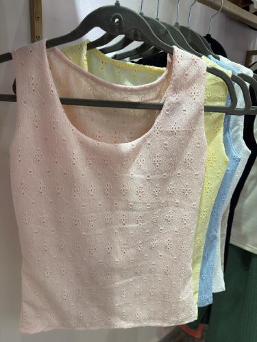 Musculosa Hawai Broderi
