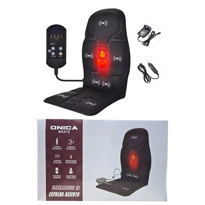 Asiento Silla Masajeador Cuello Espalda Auto-casa  (mas19)