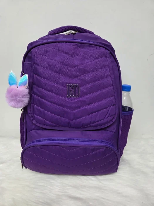 Mochila Grande con Pon Pon
