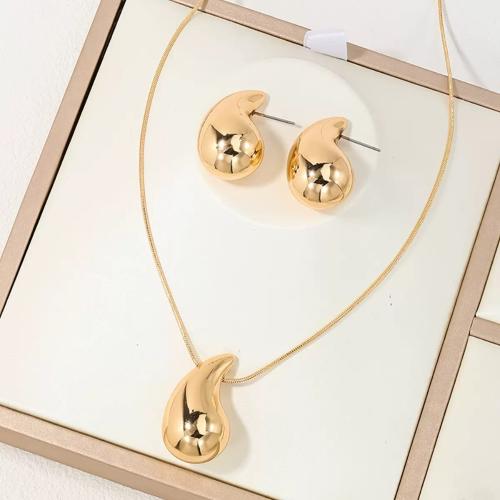 Conjunto Collar con Aros Gota