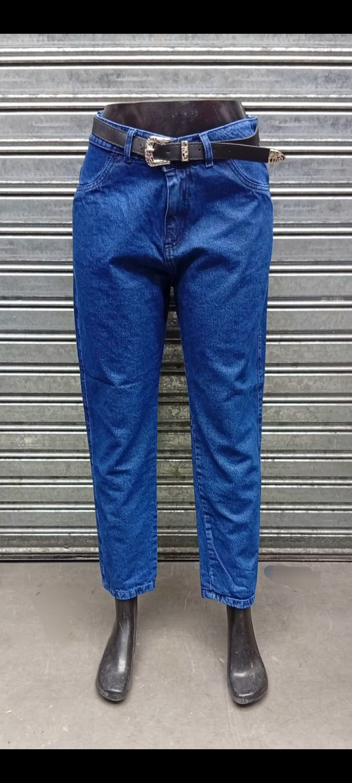 Jeans Mom Dama X Mayor Pantalon Ancho Recto Denim Mujer Moda Hotsale Mayoristas - Imagen 4
