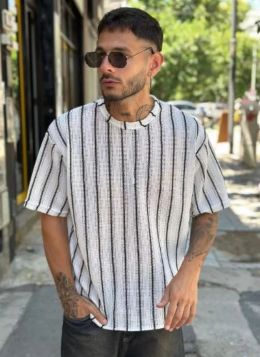 Remera Oversize Crochet