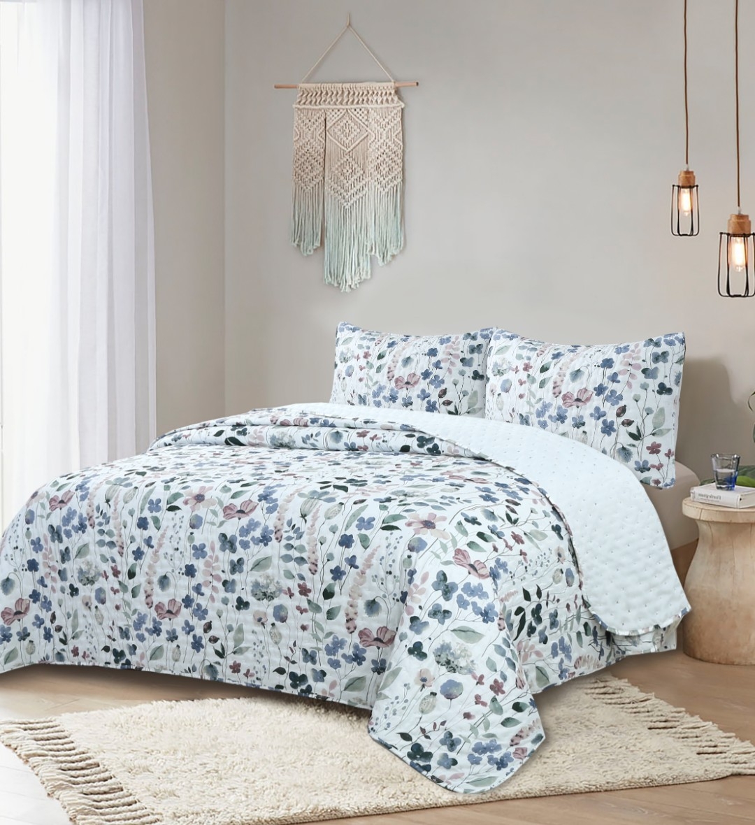 Cubrecama 21/2-queen Reversible + Fundas Premiun - Imagen 4
